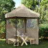 vidaXL Tente de r&eacute;ception pliable escamotable avec 2 parois lat&eacute;rales