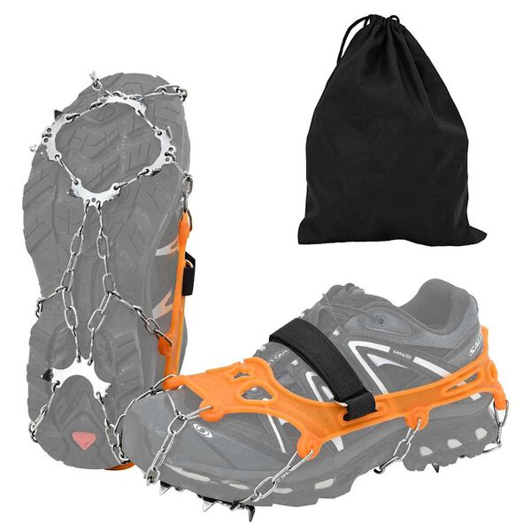 vidaXL Crampons pour chaussures Orange L