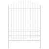 vidaXL Cl&ocirc;ture de jardin 5 pcs Blanc 170 x 225 cm