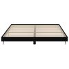 vidaXL Cadre de lit sans matelas noir 150x200 cm bois d'ingénierie