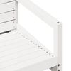 vidaXL Chaise de jardin blanc 57,5x63x76 cm bois de pin massif
