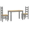 vidaXL Ensemble &agrave; manger PANAMA 5 pcs blanc bois de pin massif