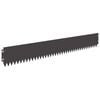 vidaXL Bordure de Pelouse 30 pc 103 x 15 cm Acier Noir