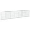 vidaXL Panier gabion avec couvercle 700x50x150 cm fer galvanis&eacute;