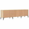 vidaXL Meuble TV chêne sonoma 150x30x44,5 cm bois d'ingénierie
