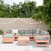 vidaXL Salon de jardin 8 pcs bois massif sapin de douglas