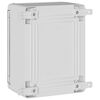 vidaXL Cabinet de Contrôle Gris 18 x 13 x 24 cm Plastic ABS