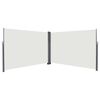 vidaXL Store lat&eacute;ral r&eacute;tractable Cr&egrave;me 600 x 200 cm M&eacute;tal