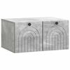 vidaXL Meuble TV mural Gris b&eacute;ton 59,5 x 41 x 30 cm Bois d'ing&eacute;nierie