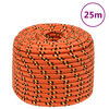 vidaXL Corde de bateau Orange 12 mm 25 m Polypropyl&egrave;ne