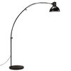 vidaXL Lampadaire 25 W noir 150 cm E27