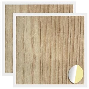 vidaXL Couverture de vis auto-adh&eacute;sive 2 pc Ch&ecirc;ne artisanal