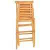 vidaXL Chaises de jardin pliantes lot de 6 47x63x90cm bois massif teck