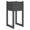 vidaXL Jardini&egrave;re Gris 40x40x81 cm Bois massif de pin
