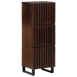 vidaXL Buffet marron 40x34x110 cm bois massif de manguier