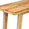 vidaXL Table &agrave; d&icirc;ner Naturel 100 x 35 x 75 cm Bois de mangue massif
