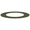 vidaXL adapt&eacute; pour anneau d'arbre plat Vert olive &Oslash;50/80 cm Acier