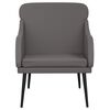 vidaXL Fauteuil Gris 63x76x80 cm Similicuir