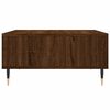 vidaXL Table basse ch&ecirc;ne marron 60x60x30 cm bois d'ing&eacute;nierie