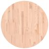 vidaXL Dessus de table &Oslash;70x4 cm rond bois massif de h&ecirc;tre