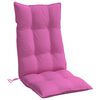 vidaXL Coussins de chaise &agrave; dossier haut lot de 2 rose tissu oxford