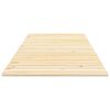 vidaXL Lattes de lit 70x200 cm bois de pin massif