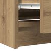 vidaXL Meuble TV ch&ecirc;ne artisanal 100x35x54 cm bois d'ing&eacute;nierie