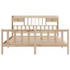 vidaXL Lit biblioth&egrave;que sans matelas 180x200 cm bois massif de pin