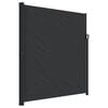 vidaXL Auvent lat&eacute;ral r&eacute;tractable noir 220x600 cm