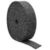 vidaXL Rouleau de granulat en caoutchouc Noir 2000 x 10 x 1 cm