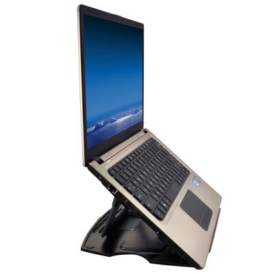 DESQ Support de table pour ordinateur portable 28,5x21x1 cm Noir