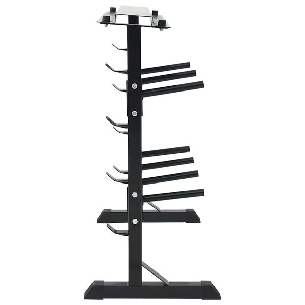 vidaXL Support pour halt&egrave;res Noir 99 x 45 x 95,5 cm