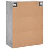 vidaXL Armoire murale gris b&eacute;ton 69,5x34x90 cm