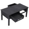 vidaXL Table basse Noir 100x50x45 cm Bois