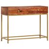 vidaXL Table console 100x35x76 cm Bois d'acacia massif