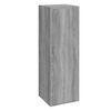 vidaXL Meubles TV 2 pcs Sonoma gris 30,5x30x90 cm Bois d'ing&eacute;nierie