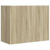 vidaXL Armoire murale ch&ecirc;ne sonoma 75x35x60 cm bois d'ing&eacute;nierie