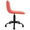 vidaXL Chaises pivotantes &agrave; manger lot de 2 Rose Velours