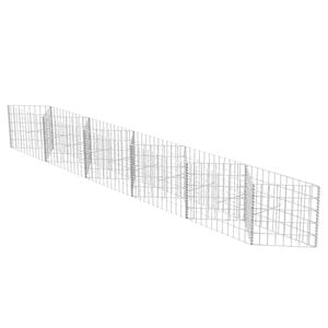 vidaXL Panier de gabion Acier galvanis&eacute; 300x30x50 cm