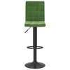 vidaXL Tabourets de bar lot de 2 vert fonc&eacute; velours