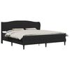 vidaXL Cadre de lit avec t&ecirc;te de lit Noir 180 x 200 cm Simili cuir