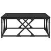 vidaXL Table basse Ch&ecirc;ne noir 70 x 70 x 30 cm Bois d'ing&eacute;nierie