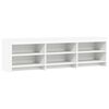 vidaXL Meuble TV 168 x 33 x 47 cm Blanc Bois d'ing&eacute;nierie