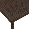 VidaXL Table basse de jardin rectangulaire marron 40x40x37 cm rotin
