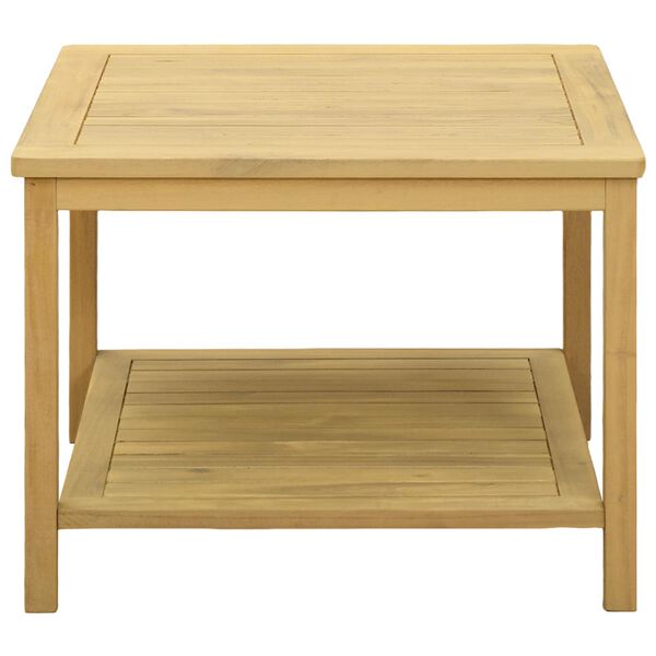 vidaXL Table d'appoint Huile Naturelle 60 x 60 x 45 cm