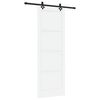vidaXL Porte coulissante ORKDAL Blanc 83 x 232 cm Pin massif