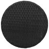 vidaXL Ensemble de bistro 3 pcs avec coussins noir résine tressée