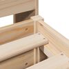 vidaXL Cadre de lit sans matelas 180x200 cm bois massif de pin