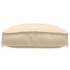 vidaXL Coussin 6 pcs Beige 40 x 40 x 8 cm Tissu Oxford