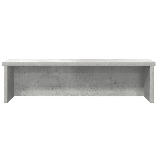 vidaXL &Eacute;tag&egrave;re de cuisine empilable gris b&eacute;ton 60x15x16 cm